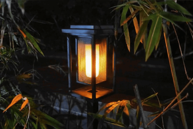 Hyundai Verlichting – Luxe padverlichting op zonne-energie – Fakkel – 2 stuks