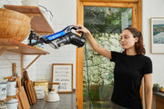 Hyundai Electronics – Premium steelstofzuiger met Handvat – 8 in 1 – 600 Watt – Blauw/Zwart