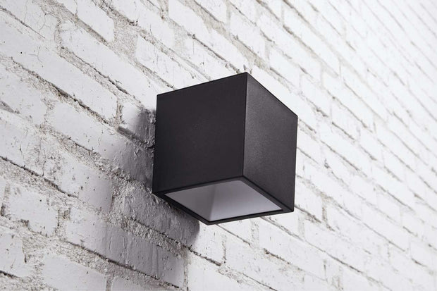 Hyundai Verlichting – Kubus wandlamp op Zonne-energie – extra groot