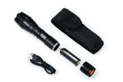 Hyundai Verlichting – Oplaadbare zaklamp met USB – Met reiskoffer en batterijen