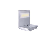 Hyundai Verlichting – Moderne hoek wandlamp op zonne-energie – Zilver