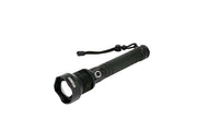 Hyundai Verlichting – Oplaadbare aluminium zaklamp met USB – 25 cm – 2000 lumen LED