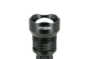 Hyundai Verlichting – Oplaadbare aluminium zaklamp met USB – 25 cm – 2000 lumen LED