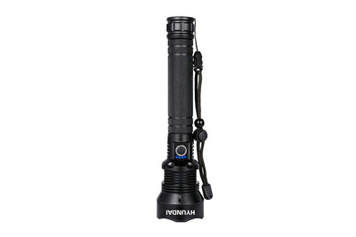 Hyundai Verlichting – Oplaadbare aluminium zaklamp met USB – 25 cm – 2000 lumen LED