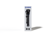Hyundai Verlichting – Oplaadbare aluminium zaklamp met USB – 25 cm – 2000 lumen LED