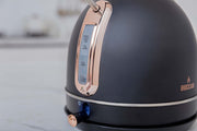 Buccan – Retro Waterkoker – Dome – Zwart Rose – Met thermometer