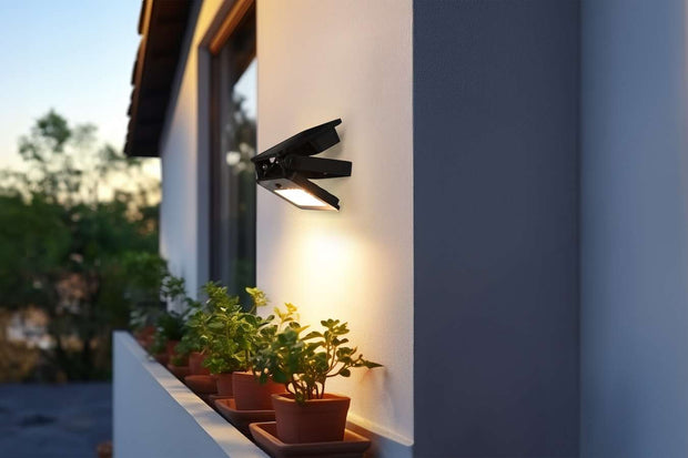 Hyundai Verlichting – PRO series – Solar wandlamp – Flood – Met bewegingssensor