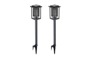 Hyundai Verlichting – Luxe padverlichting op zonne-energie – Fakkel – 2 stuks
