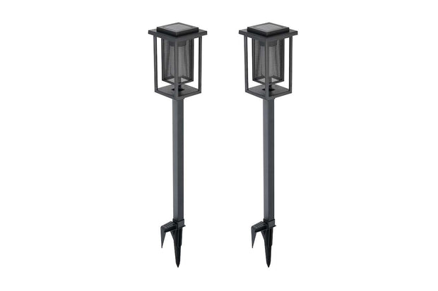 Hyundai Verlichting – Luxe padverlichting op zonne-energie – Fakkel – 2 stuks