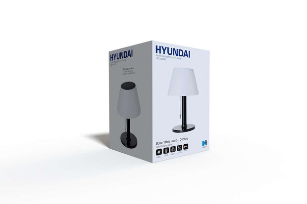 Hyundai Verlichting – Tafellamp Century – Op zonne-energie of met Kabel
