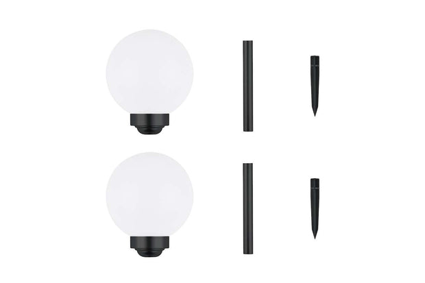 Hyundai Verlichting – Solar padverlichting – Bal stick light – 2 stuks