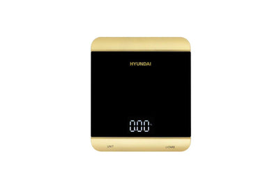 Hyundai Electronics – Moderne Keukenweegschaal – Zwart met goud