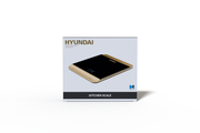 Hyundai Electronics – Moderne Keukenweegschaal – Zwart met goud