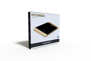 Hyundai Electronics – Moderne Keukenweegschaal – Zwart met goud