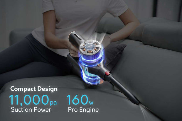 Hyundai Electronics – Draadloze steelstofzuiger – 160W – Sunrise PRO edition