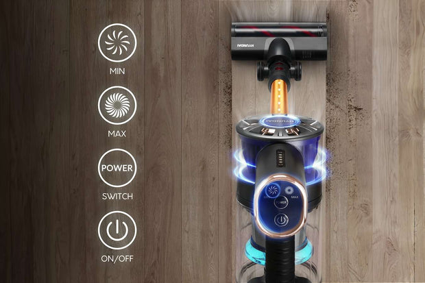 Hyundai Electronics – Draadloze steelstofzuiger – 160W – Sunrise PRO edition
