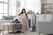 Hyundai Electronics – Bladeless heater PRO – Met ingebouwde LED  – Donkergrijs