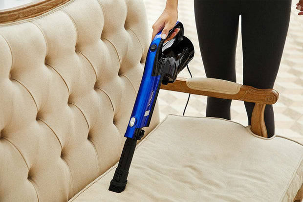 Hyundai Electronics – Premium steelstofzuiger met Handvat – 8 in 1 – 600 Watt – Blauw/Zwart