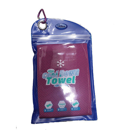 Aqua Laser cool down towel in zakje set van 6