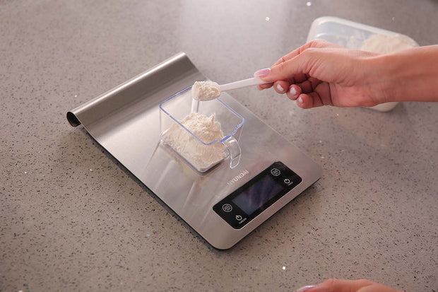 Hyundai Electronics – Moderne keukenweegschaal – Zilver