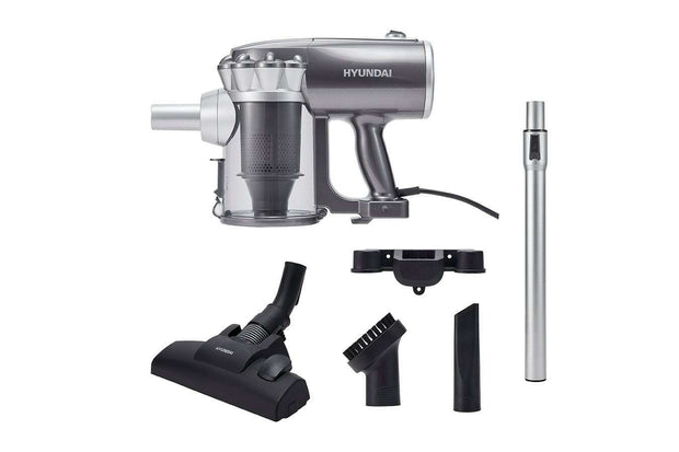 Hyundai Electronics – Steelstofzuiger met Handvat – 600 Watt – Zilver/grijs