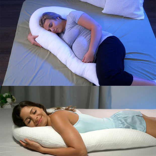Contour Swan Pillow