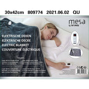 Mesa Living Heizdecke Anthrazit 180x130 cm